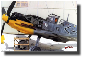 Messerschmitt Bf 109 E. Scratch built in metal by Rojas Bazan. Scale 1:15. Built in 1992.